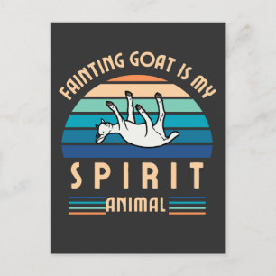 Fainting Goat is my Spirit Animal Postcard