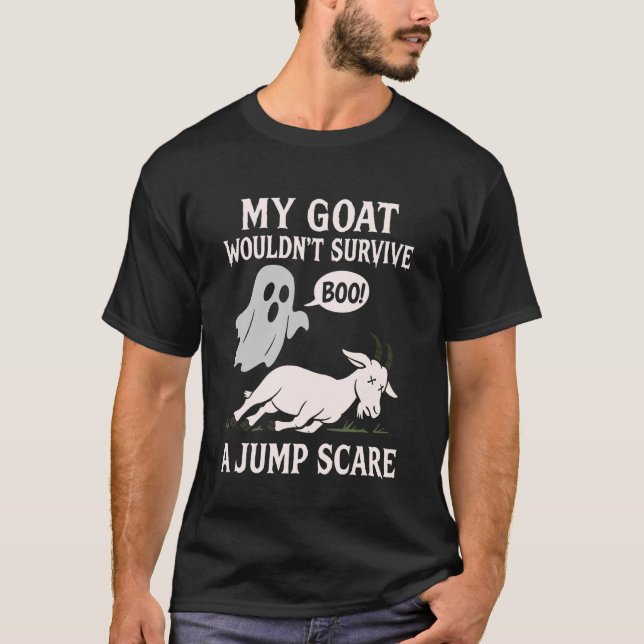 Fainting Goat Meme Goat Lover Gift Funny Farm Anim T-Shirt (Front)