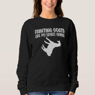 Fainting Goats Are My Spirit Animal - Funny Goat L Sweatshirt