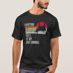 Fainting Goats Are My Spirit Animal - Funny Goat L T-Shirt