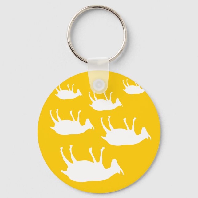 Fainting Goats Key Ring (Front)