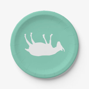 Fainting Goats Paper Plate