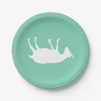 Fainting Goats Paper Plate