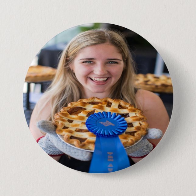 Fair Baking Contest Photo Customize 7.5 Cm Round Badge (Front)