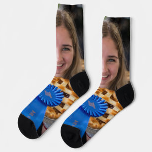 Fair Baking Contest Photo Customize Socks