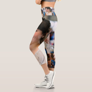 Fair Canning Contest Photo Customize Capri Leggings