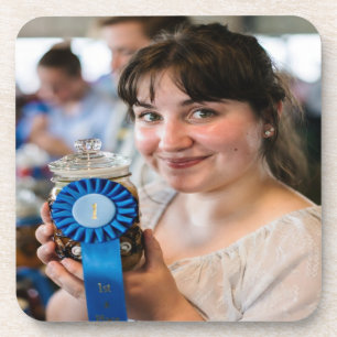 Fair Canning Contest Photo Customize Coaster