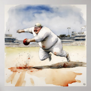 Fair Catch - Archival Cricket Print