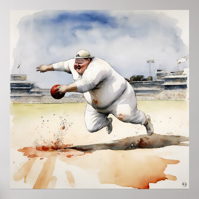 Fair Catch - Archival Cricket Print (Front)
