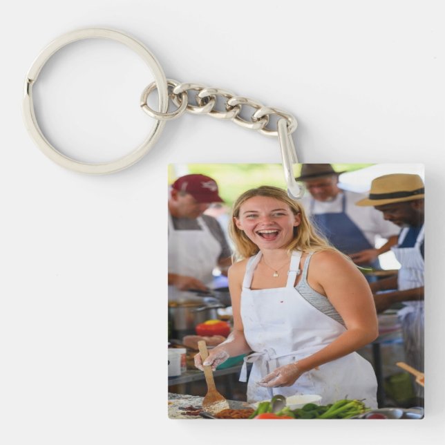 Fair Cook Off Photo Customize Key Ring (Front)