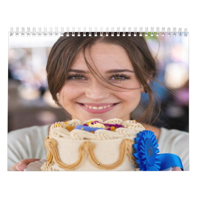 Fair Cooking Contest Photo Customize Calendar (Cover)