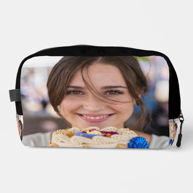 Fair Cooking Contest Photo Customize Dopp Kit (Front)