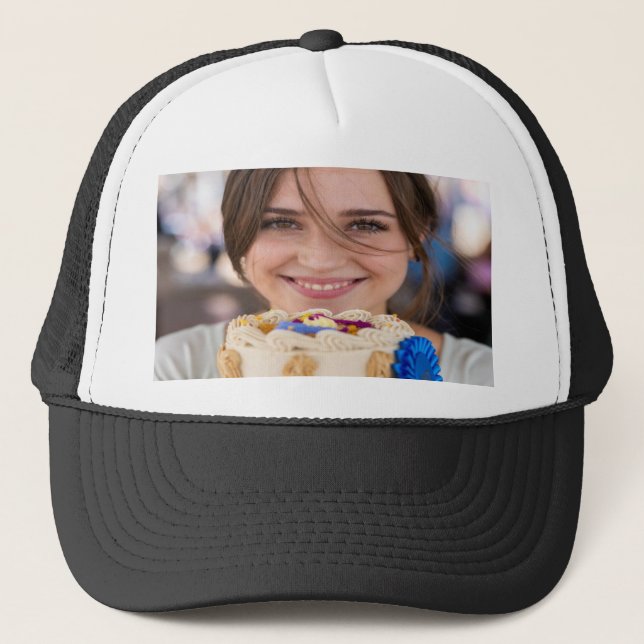 Fair Cooking Contest Photo Customize Trucker Hat (Front)
