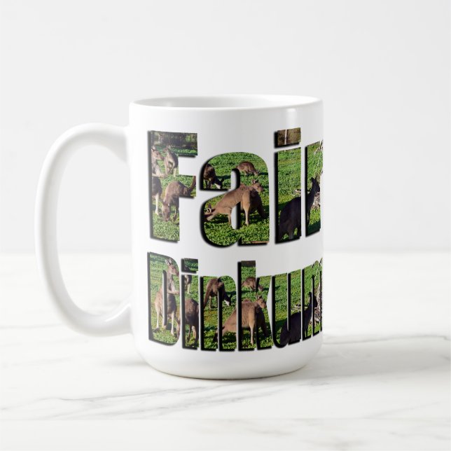 Fair Dinkum Aussie Slang Logo, Coffee Mug (Left)