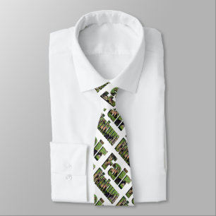 Fair Dinkum Aussie Slang Word With Kangaroos, Tie