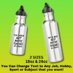 Fair Dinkum BEST MATHS TEACHER in Straya 532 Ml Water Bottle<br><div class="desc">For the Best MATHS TEACHER in Australia - - You can edit all the text to make your own message</div>