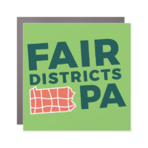 Fair Districts PA Car Magnet