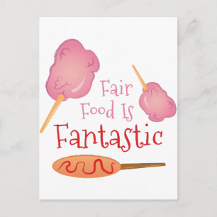 Fair Food Postcard