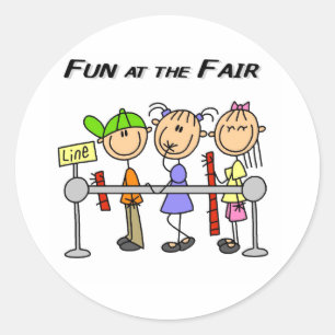 Fair Fun Classic Round Sticker