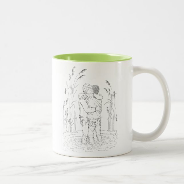Fair Game colouring book mug (Right)