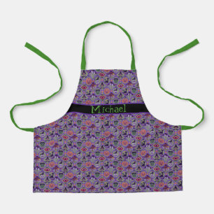 Fair Isle Cute Halloween Knitted Sweater Pattern Apron