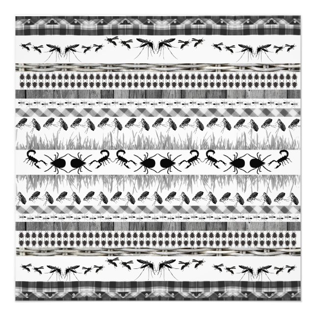 Fair Isle Fierceness animal bug insect Photo Print (Front)