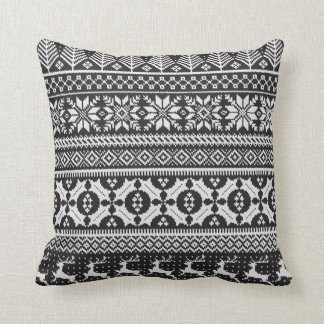 Fair Isle Knit Sweater Pillow