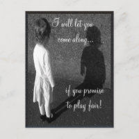 Fair Play Customisable Postcard