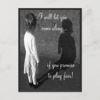 Fair Play  Customisable Postcard