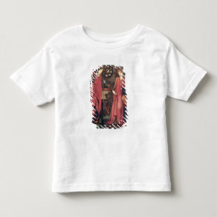 Fair Rosamund and Queen Eleanor (mixed media on pa Toddler T-Shirt