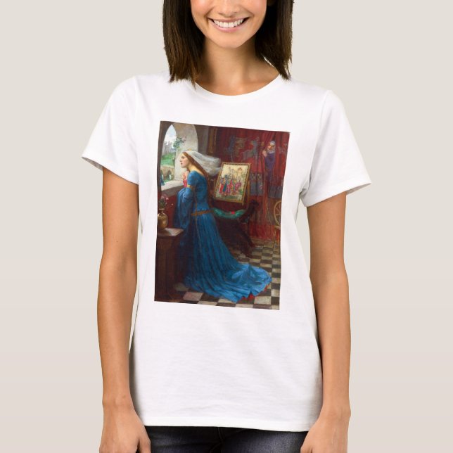 Fair Rosamund c. 1916 by John William Waterhouse T-Shirt (Front)