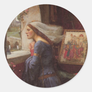 Fair Rosamund Classic Round Sticker