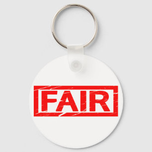Fair Stamp Key Ring