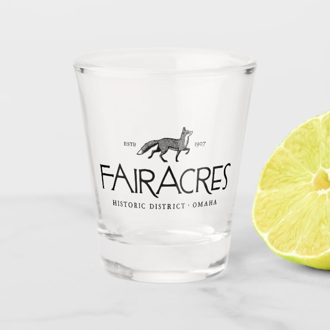 Fairacres Shot Glass (Front)