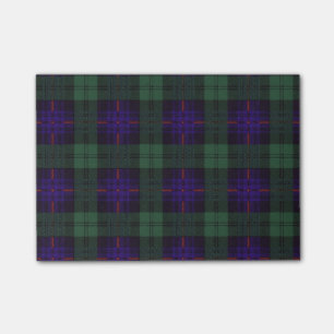 Fairbairn clan Plaid Scottish kilt tartan Post-it Notes