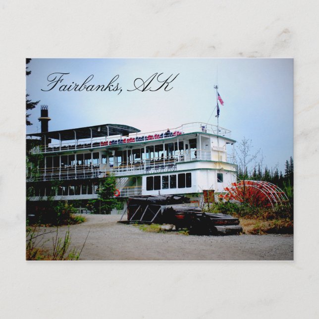 Fairbanks Alaska Postcard (Front)