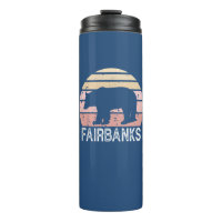Fairbanks Alaska Retro Bear