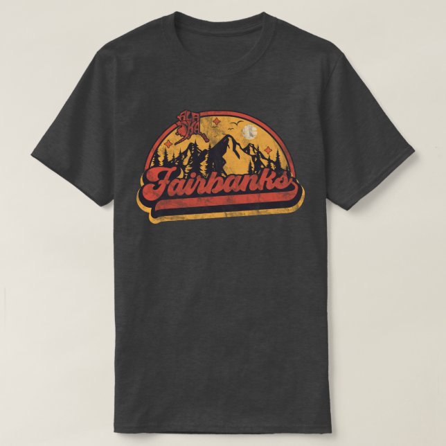 Fairbanks, Alaska T-Shirt (Design Front)