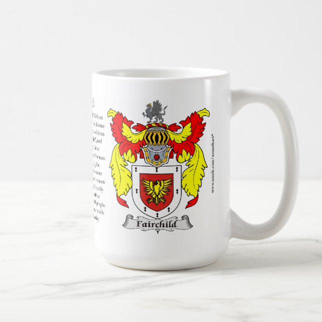 Fairchild Family Coat of Arms Coffee Mug (Right)