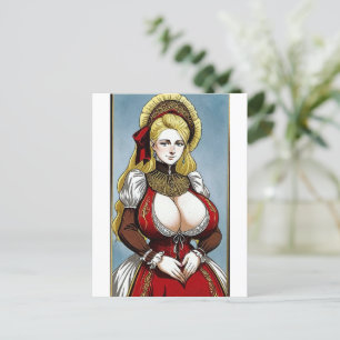 Faire Maiden 5 Postcard