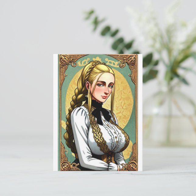 Faire Maiden 8 Postcard (Standing Front)