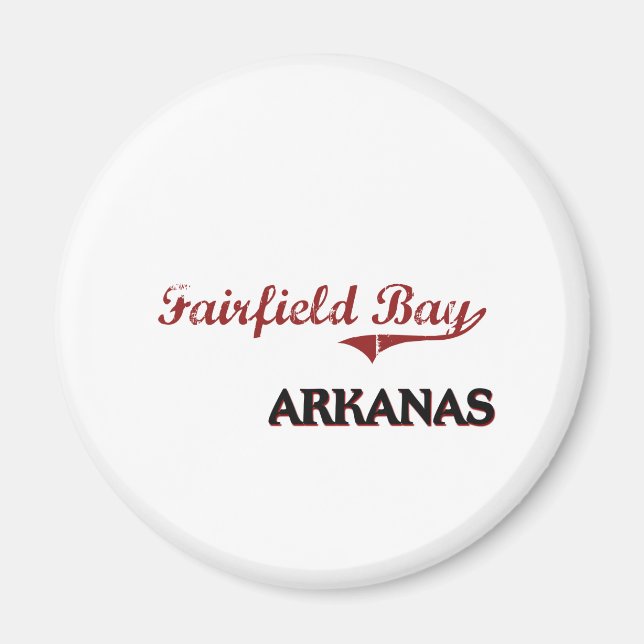 Fairfield Bay Arkansas City Classic Magnet (Front)
