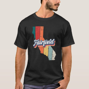 Fairfield City Retro Vintage Hometown California T-Shirt
