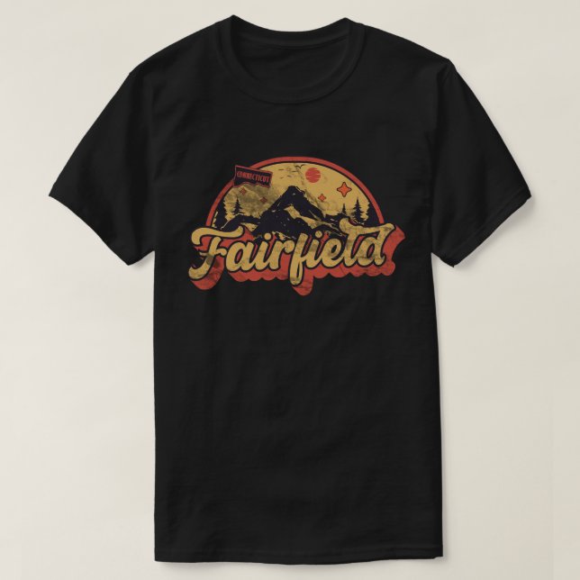 Fairfield, Connecticut T-Shirt (Design Front)