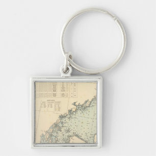 Fairfield County Connecticut, Long Island NY Key Ring