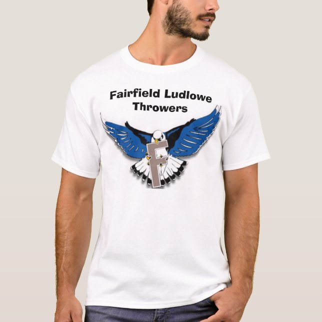 Fairfield Ludlowe Throwers 2 T-Shirt (Front)