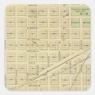 Fairfield, Suisun Square Sticker