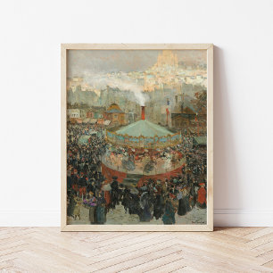 Fairground   Louis Abel-Truchet Poster
