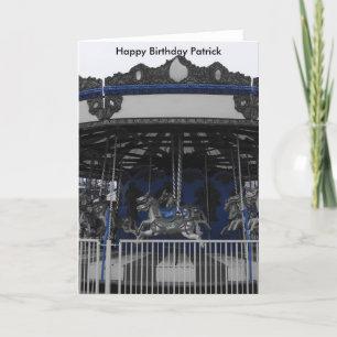 Fairground Ride Greeting Card