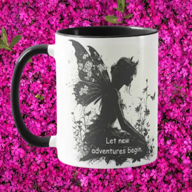 Fairies Adventure Silhouette theme Mug (Fairy Queen Adventure )